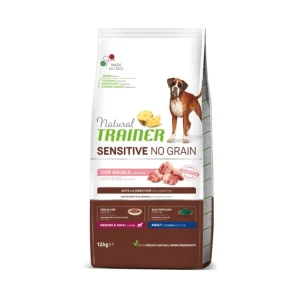 Trainer Natural Sensitive dog NO GRAIN M/M vepřové 12kg Aktuální