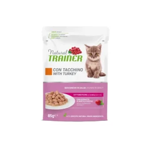 Expresní Doručení Kapsička Trainer Natural CAT KITTEN&YOUNG krůtí 85g