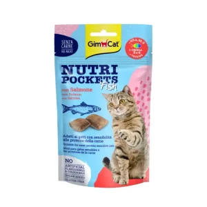 GIMCAT Nutri pockets losos 60g Finální Výprodej