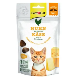 Gimcat Crunchy Snack chicken and cheese 50g Expresní Doručení