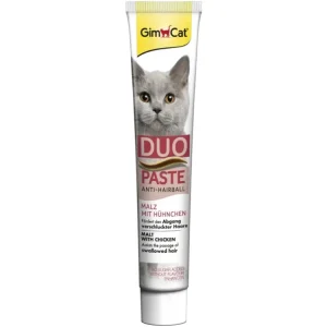 Akční Nabídka Gimcat Anti-hairball Duo pasta s kuřetem a maltozou 50g