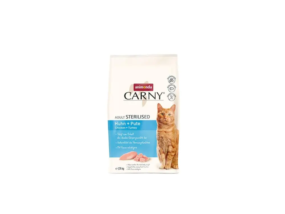 ANIMONDA Carny Sterilised - kuře + krůta 1.75 kg Akční Cena