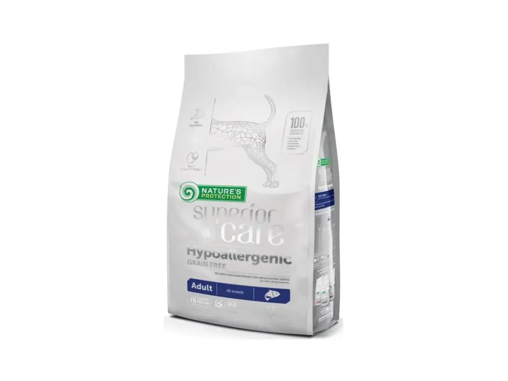 Nature's Protection Superior Care Dog Dry Hypoallergenic Adult Grain Free Salmon 1,5 kg Must-Have