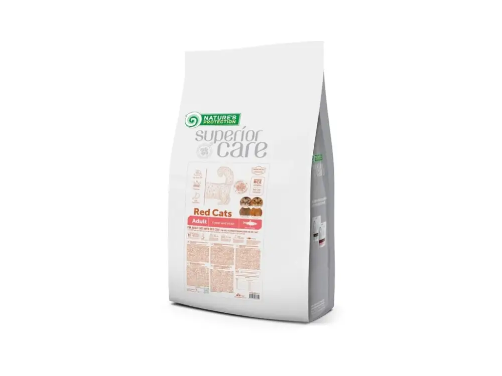 Nature's Protection Cat Dry Superior Care Red Adult GF Herring 7 kg Cenový Hit