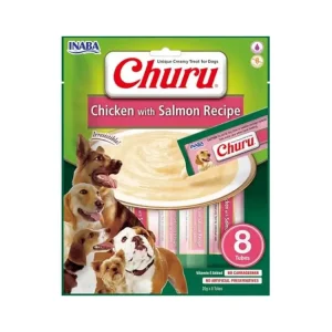 Inaba Churu dog snack kuře & losos 8x 20g Nejlepší Volba
