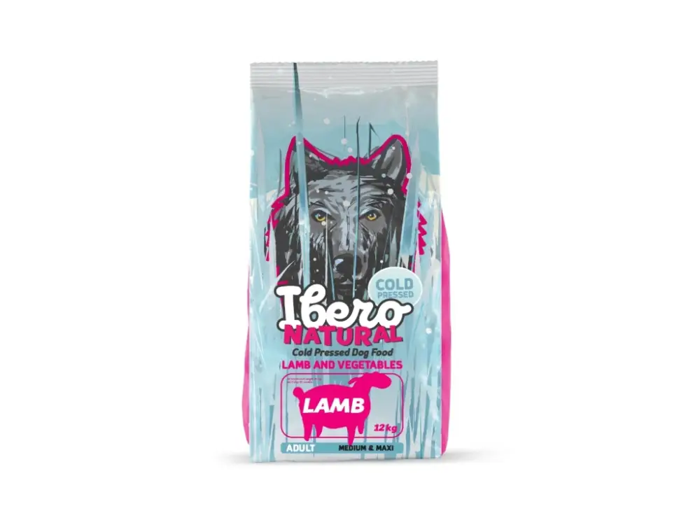 Ibero Cold Press Dog Adult Medium/Large Lamb 12kg Speciální Cena