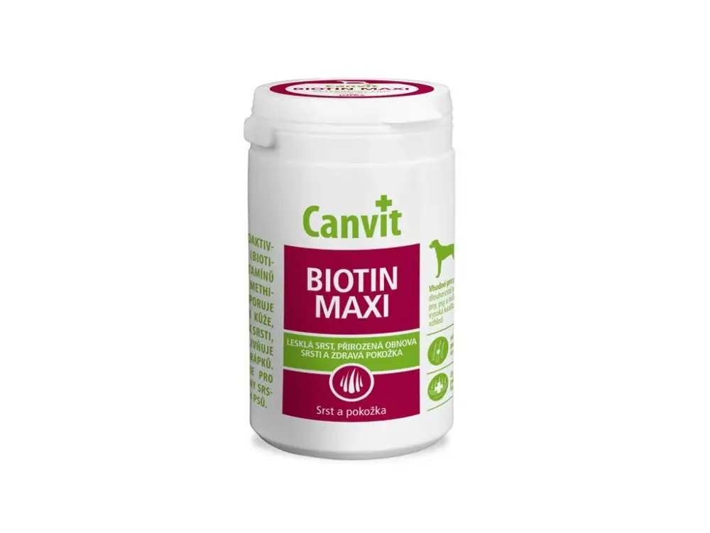 Canvit Biotin Maxi pro psy tbl 230 g Vysoce Kvalitní