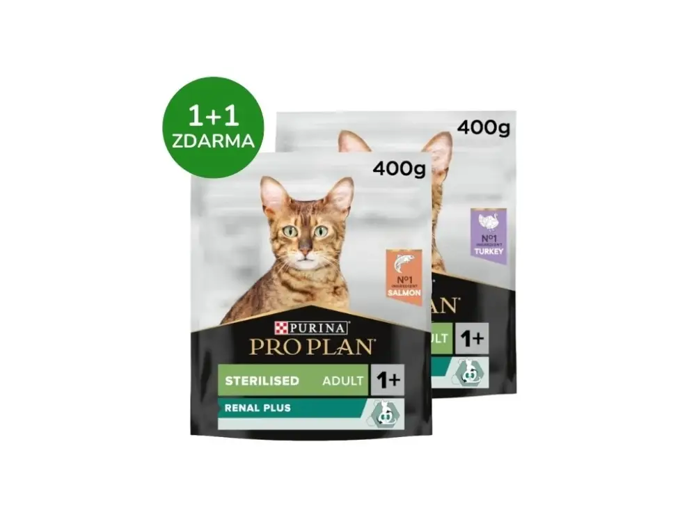 Pro Plan Cat Adult Sterilised Renal Plus krůta+losos 400g (1+1 ZDARMA) Přímo Od Výrobce