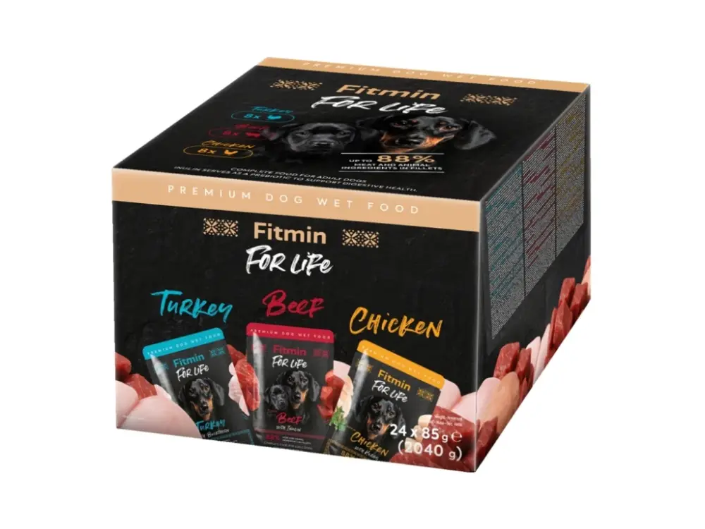 Fitmin For Life Multipack kapsiček pro psy 24x85g Aktuální