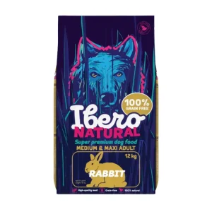 Ibero Grain-free Dog Medium & Maxi Adult Rabbit - 12kg Cenový Hit