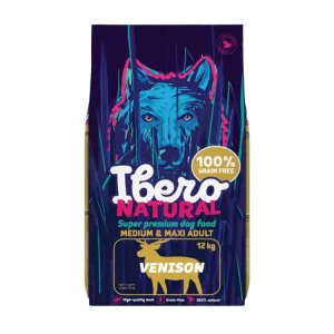 Vrácení Zdarma Ibero Grain-free Dog Medium & Maxi Adult Venison - 12kg