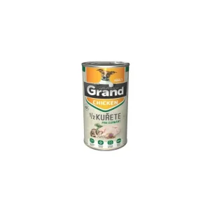 GRAND konz. deluxe pes kuřecí s 1/2 kuřete adult 1300g Koupit Online