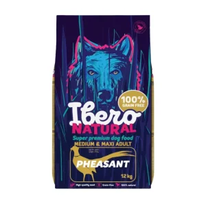 Ibero Grain-free Dog Medium & Maxi Adult Pheasant - 12kg Jen Po Omezenou Doba