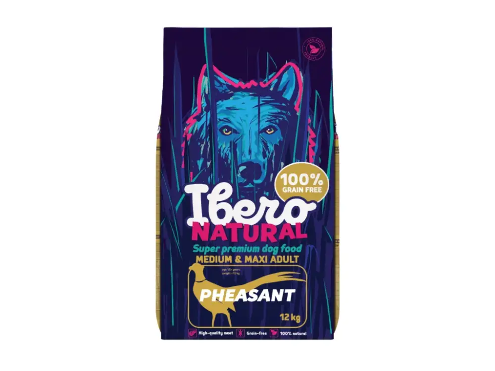 Ibero Grain-free Dog Medium & Maxi Adult Pheasant - 12kg Jen Po Omezenou Doba