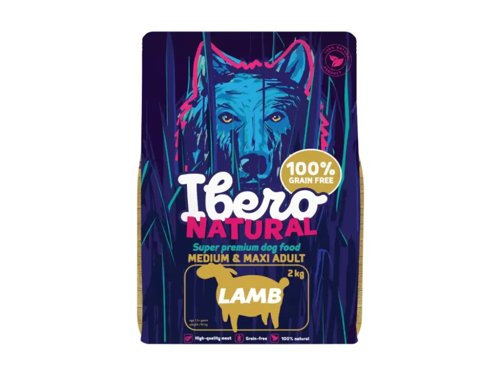 Ibero Grain-free Dog Medium & Maxi Adult Lamb - 2kg Akční Cena