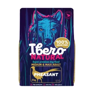 Cenově Výhodný Ibero Grain-free Dog Medium & Maxi Adult Pheasant - 2kg