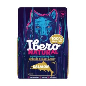 Ibero Grain-free Dog Medium & Maxi Adult Salmon - 2kg Cenově Výhodný