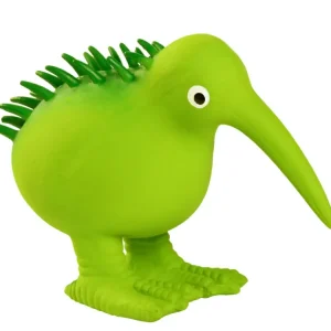 Cenový Hit Hračka pes WHISTLE latex,pískací,zelená 8,5cm Kiwi