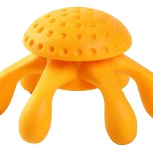 Hit Sezóny Hračka pes OCTOPUS MINI plov. z TPR oranžová Kiwi