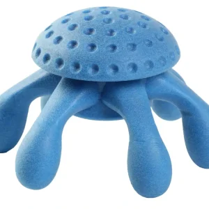 Cenově Výhodný Hračka pes OCTOPUS MINI plov. z TPR modrá Kiwi