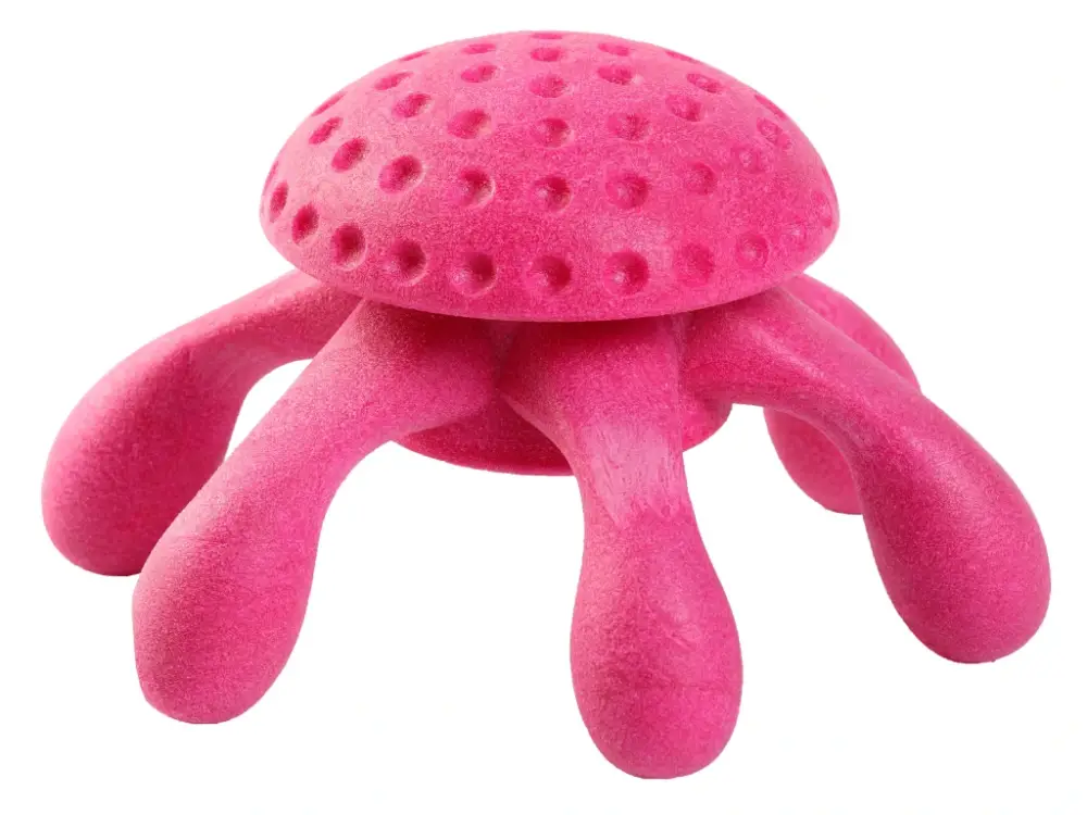 Akční Cena Hračka pes OCTOPUS MINI plov. z TPR růžová Kiwi