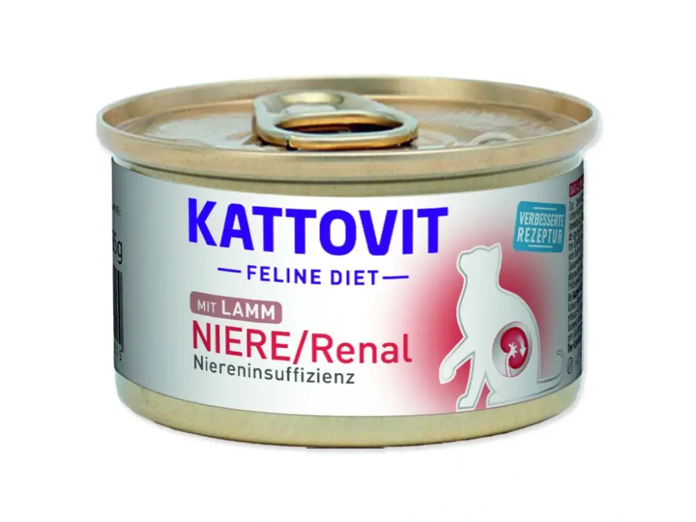 Konzerva Kattovit Niere/Renal jehněčí 85g Oblíbený