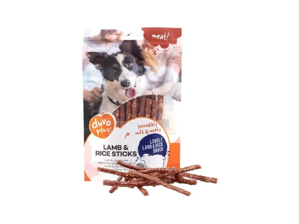 Duvo+ dog Meat! Lamb & rice sticks 100 g Top Prodej