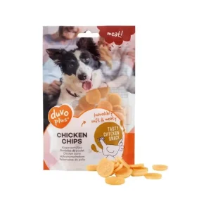 Duvo+ dog Meat! Chicken chips 80 g Novinka
