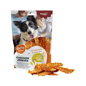 Duvo+ dog Meat! Chicken jerkies 100 g Víkendová Akce