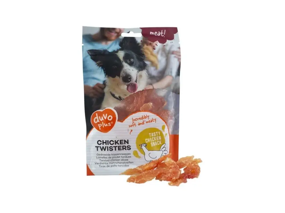 Novinka Duvo+ dog Meat! Chicken twisters 80 g