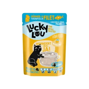 Lucky Lou Extra Food Filet z kuřete s tuňákem ve vývaru 70 g Expresní Doručení