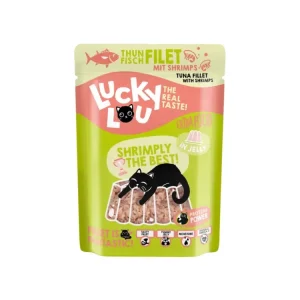 Lucky Lou Extra Food Filet z tuňáka s krevetami v želé 70 g Víkendová Akce