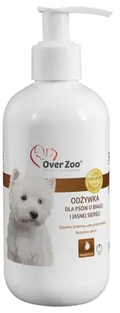 OVER ZOO Kondicionér pro psy s bílou a světlou srstí 240ml Tovární Cena