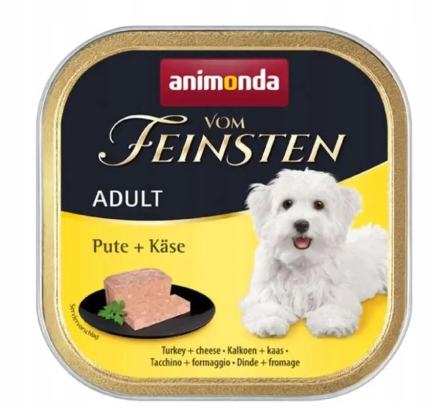 ANIMONDA Dog Vom Feinsten Adult krůtí se žlutým sýrem 150g Akční Nabídka