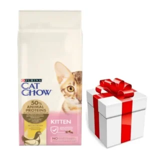 Finální Výprodej PURINA Cat Chow Kitten Chicken 15 kg + Překvapení pro kočku
