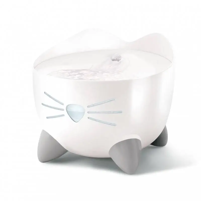 Bezpečná Platba CATIT PIXI Fontánové pítko pro kočky s miskou z nerezové oceli o objemu 2,5 l, 22x22x19,5 cm