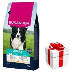 Oblíbený EUKANUBA Active Adult Medium Breed Chicken 15kg + Překvapení pro psa