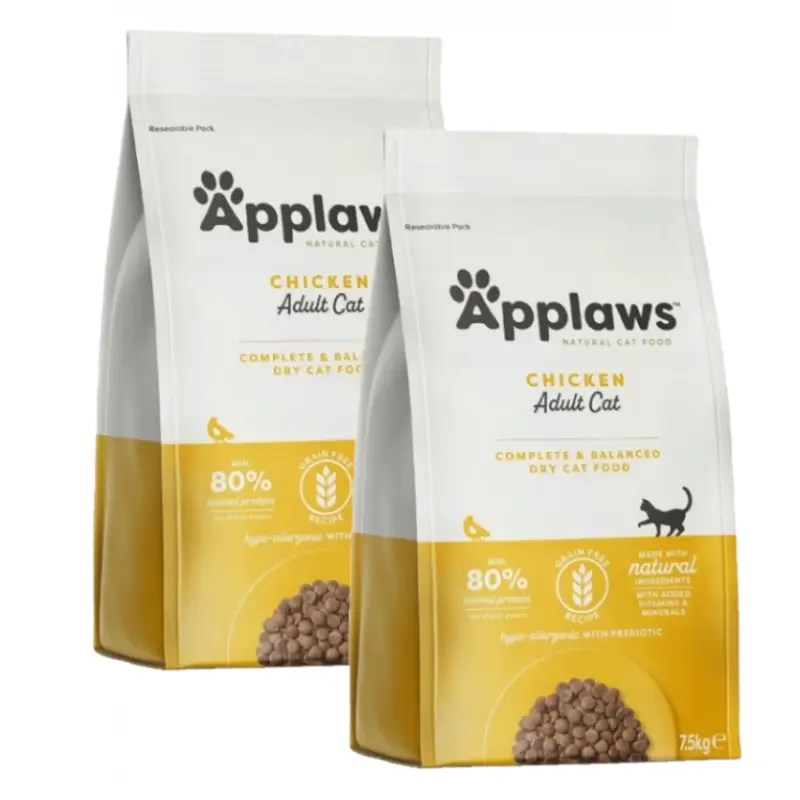 Applaws cat Adult kuře 2x7,5 kg Speciální Cena