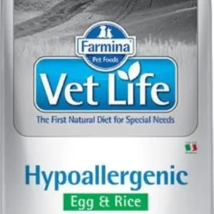 Expresní Doručení FARMINA Vet Life DOG Hypo Egg & Rice - 12 kg + PŘEKVAPENÍ ZDARMA !!!