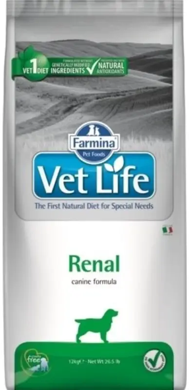 FARMINA Vet Life Dog Renal 12kg + PŘEKVAPENÍ ZDARMA !!! Super Cena