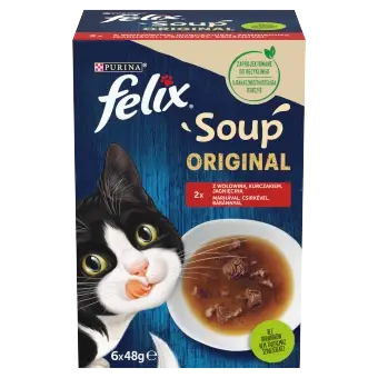 FELIX Soup Original Selské příchutě 6x48 g Ihned K Objednání