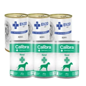Calibra Veterinary Diets Dog Renal 3x400g + ENZO VET Renal 3x400g Aktuální
