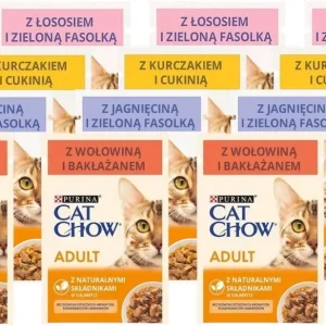 Autentický PURINA Cat Chow Adult Sachet - Mix 12x 85g
