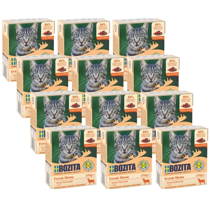 Aktuální BOZITA Cat Jehněčí v omáčce 12x370g