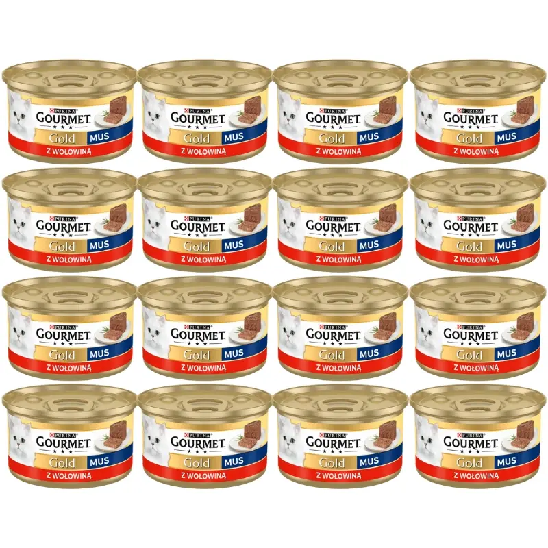 Aktuální Purina Gourmet Gold pěna s hovězím masem 48x85g