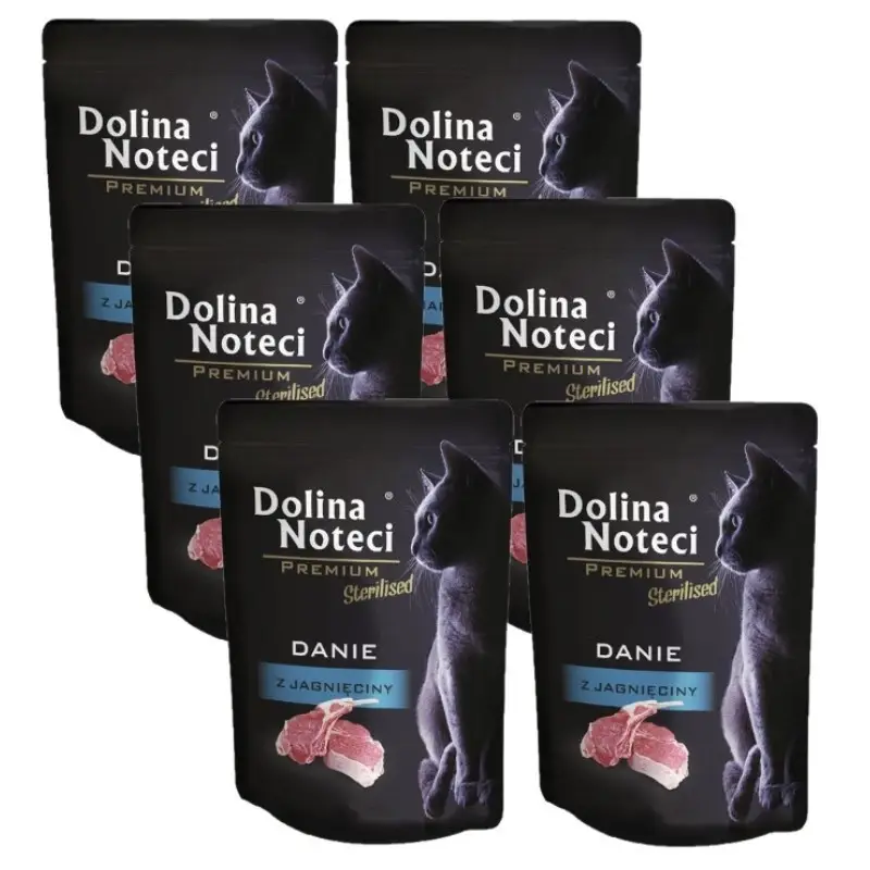 Časově Omezené Dolina Noteci Premium Sterilovaný pokrm z jehněčího masa 6x85g