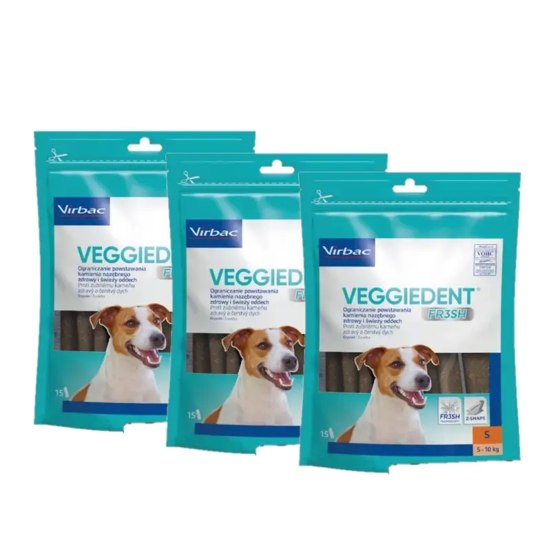 Virbac Veggiedent Fresh Bite S (5-10kg) 3x15ks Cenový Hit