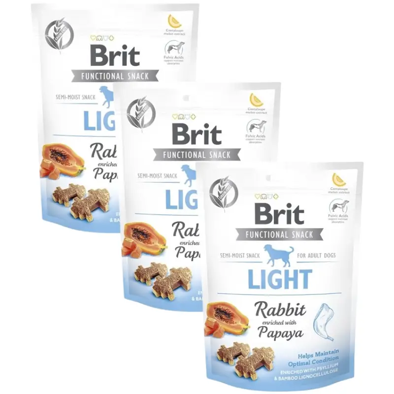 BRIT CARE DOG FUNCTIONAL SNACK LIGHT RABBIT 3x150g Vysoce Kvalitní