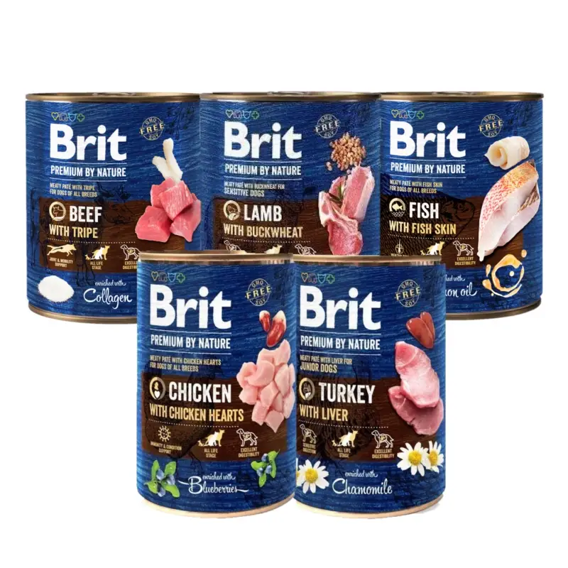 Brit Premium by Nature MIX 30x800g Vrácení Zdarma