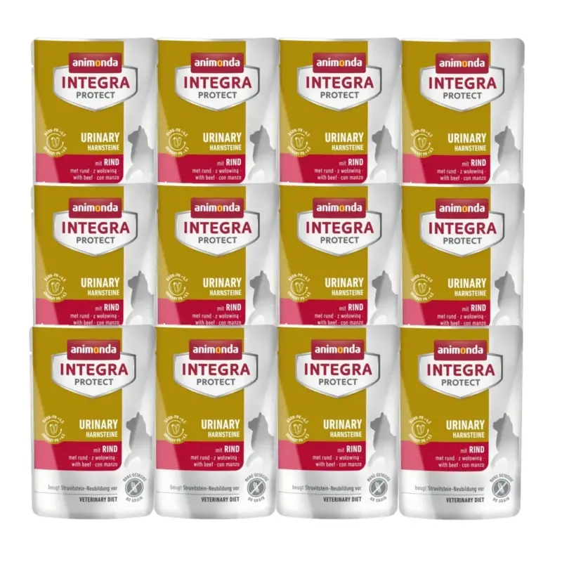 Vrácení Zdarma Animonda Integra Protect HARNSTEINE Hovězí maso 12x85g